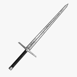 Sword PBR Game-Ready Low-poly 3D model 3D model
