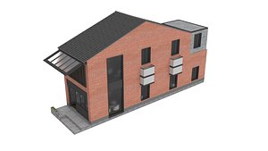 Brick House Cafe 3D model