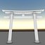 3D realistic torii gateway model