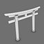 3D realistic torii gateway model
