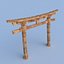 3D realistic torii gateway model