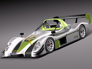 radical sr8 race car 3d model