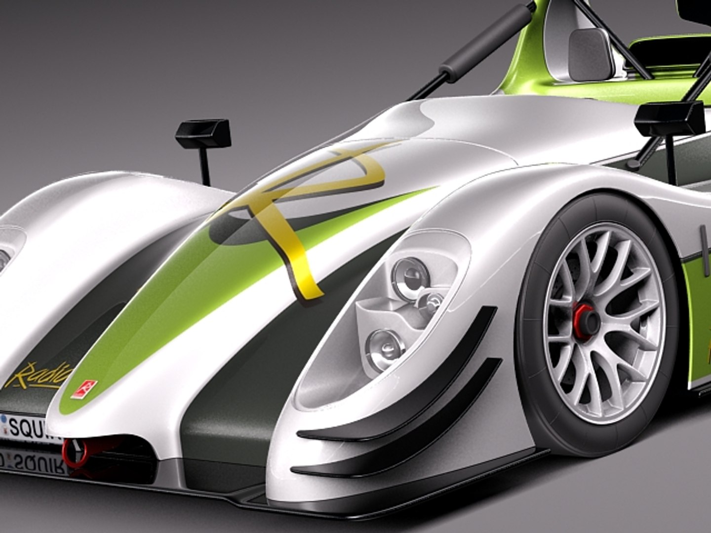 Radical Sr8 Race Car 3d Model