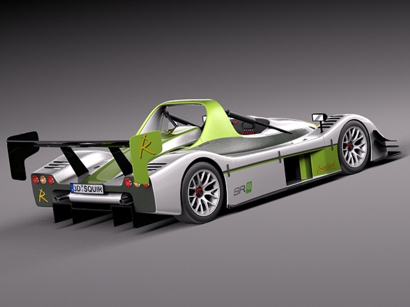 Radical Sr8 Race Car 3d Model