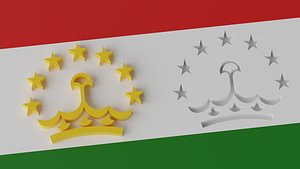 Tajikistan Flag