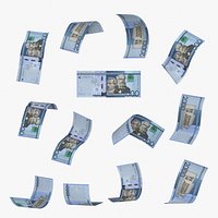 Dominican 2000 Pesos Falling Notes