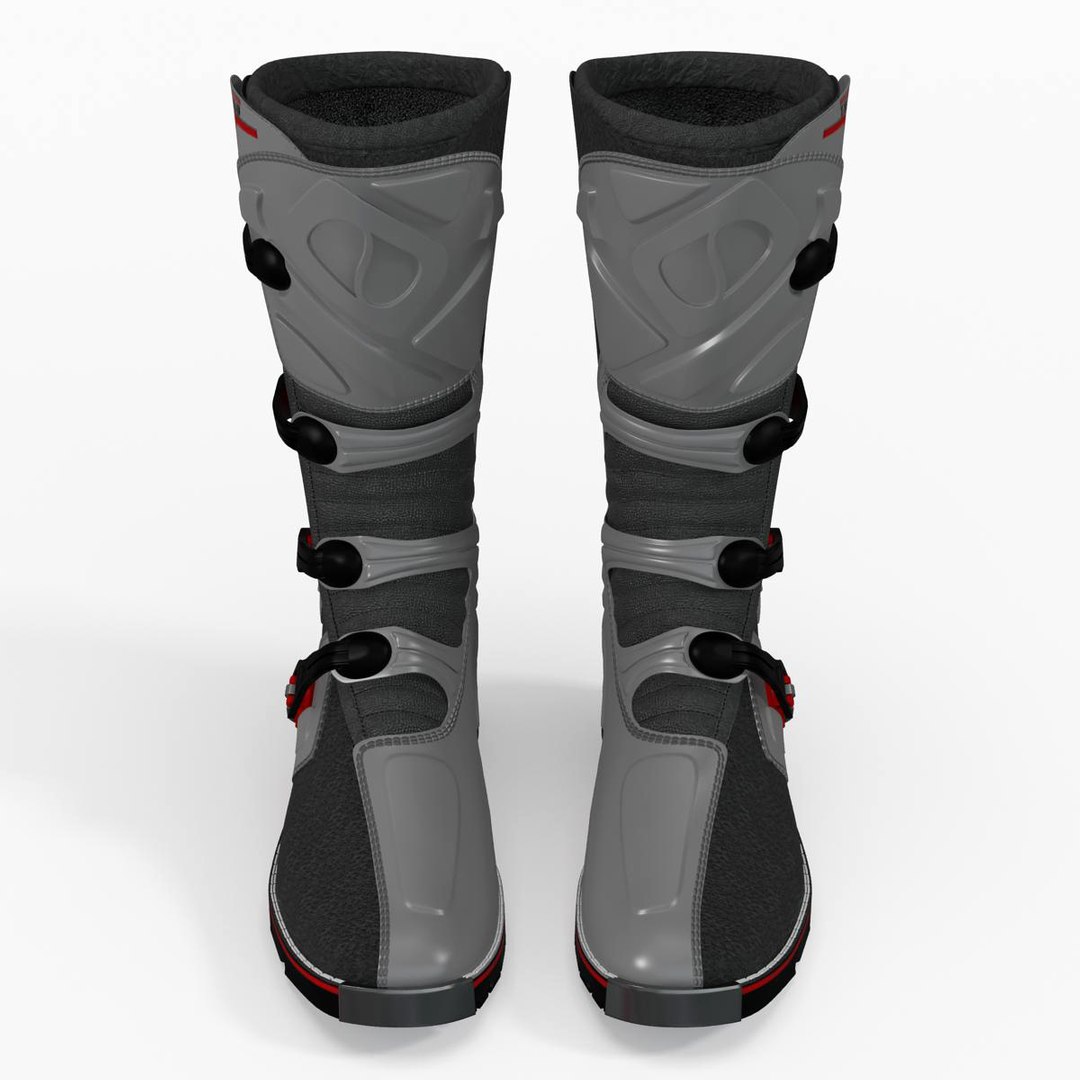 Msr Racing Mxt Boots 3d Model