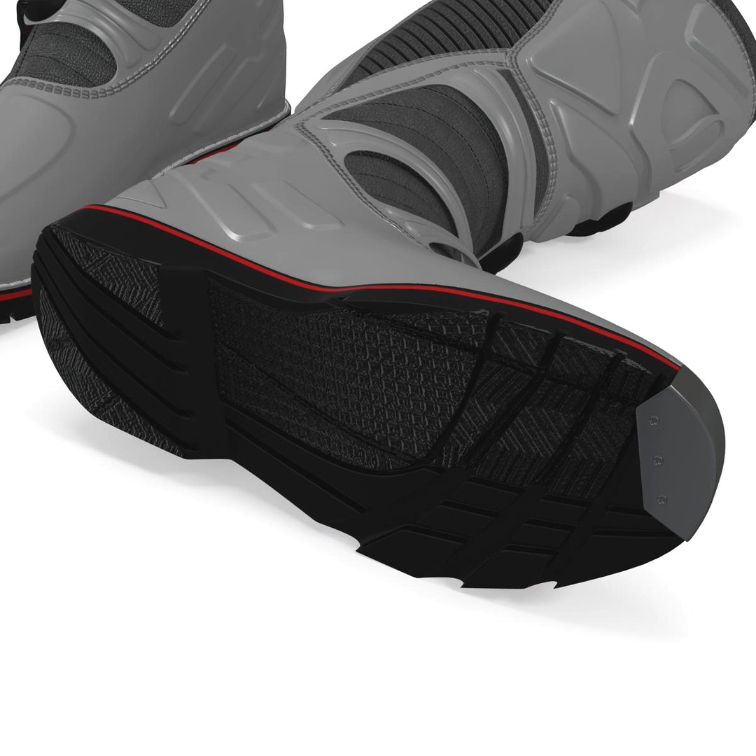 Msr Racing Mxt Boots 3d Model