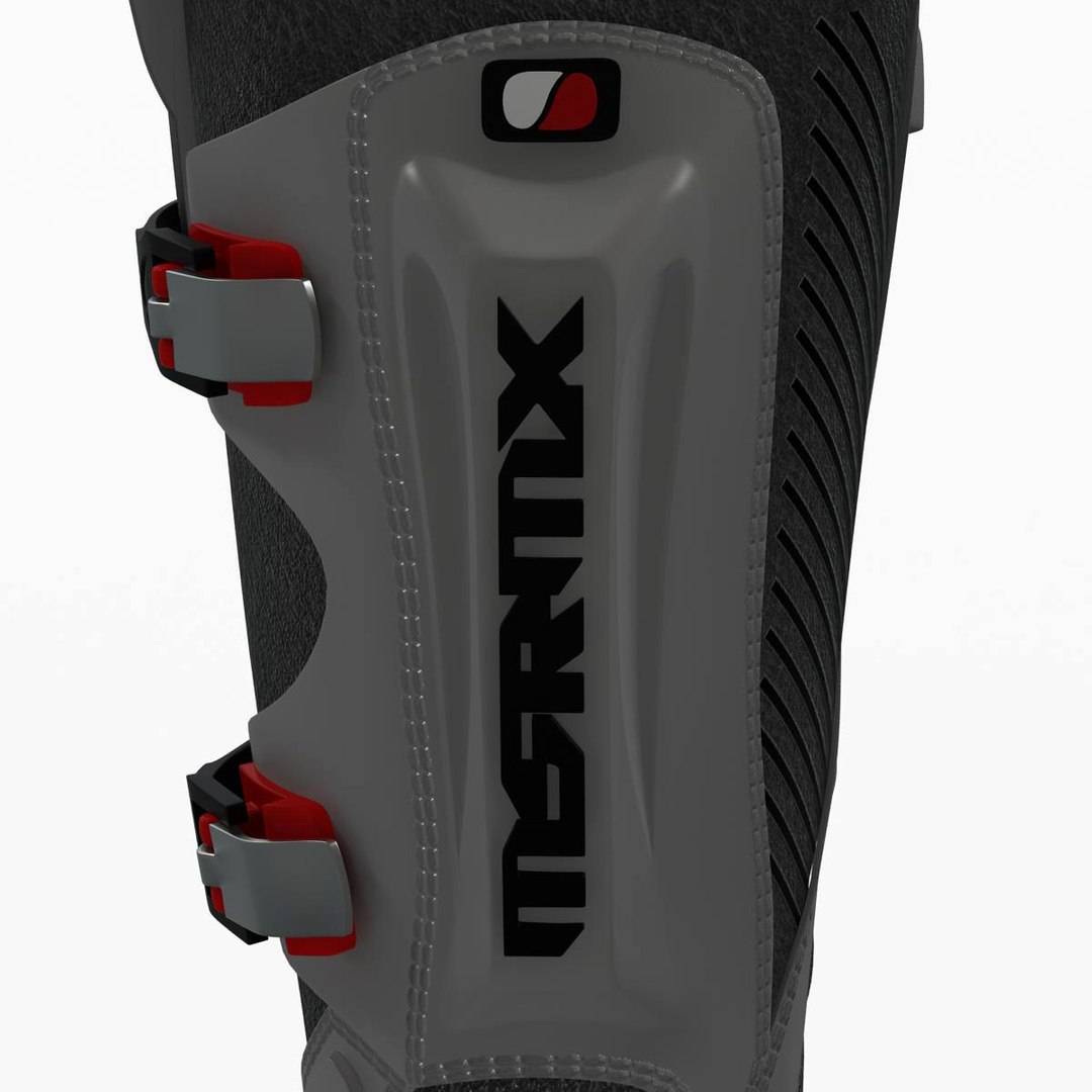 Msr Racing Mxt Boots 3d Model