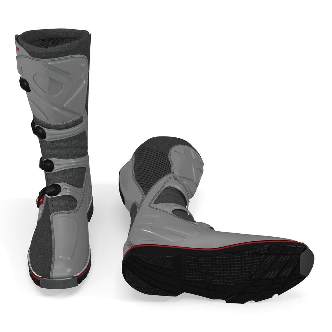 Msr Racing Mxt Boots 3d Model