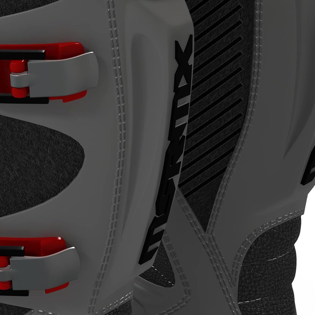 Msr Racing Mxt Boots 3d Model