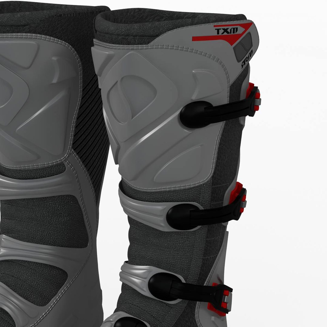 Msr Racing Mxt Boots 3d Model