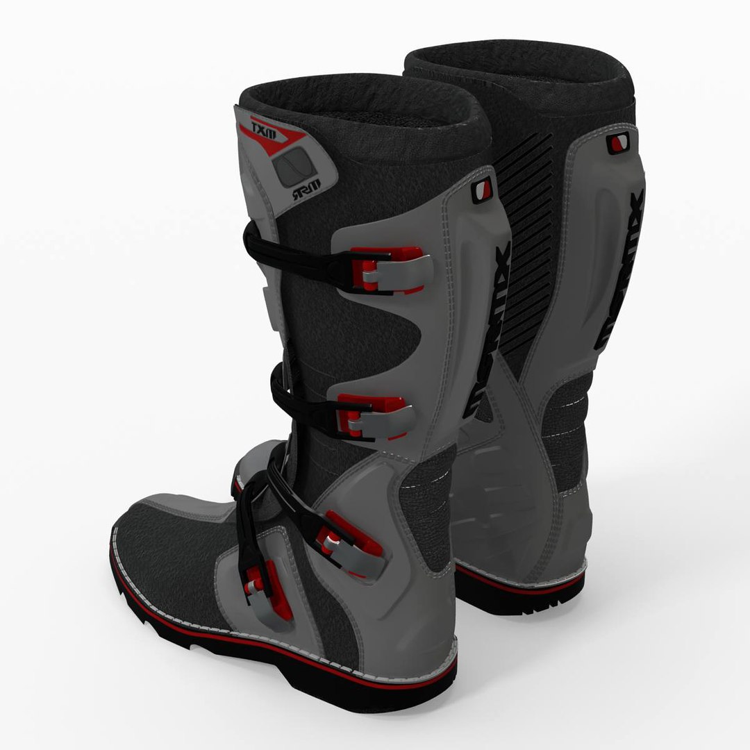 Msr Racing Mxt Boots 3d Model