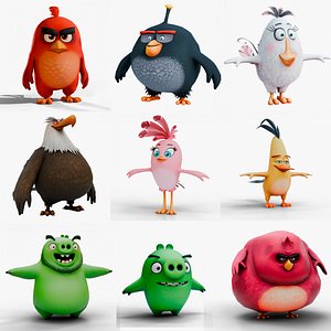 3D Angry Birds Movie Collection