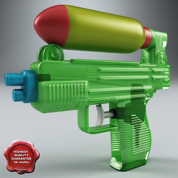 3d big water gun model