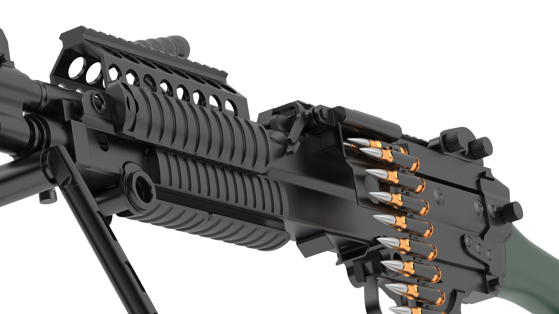 3D Mk 48 Machine Gun Model - TurboSquid 1873688