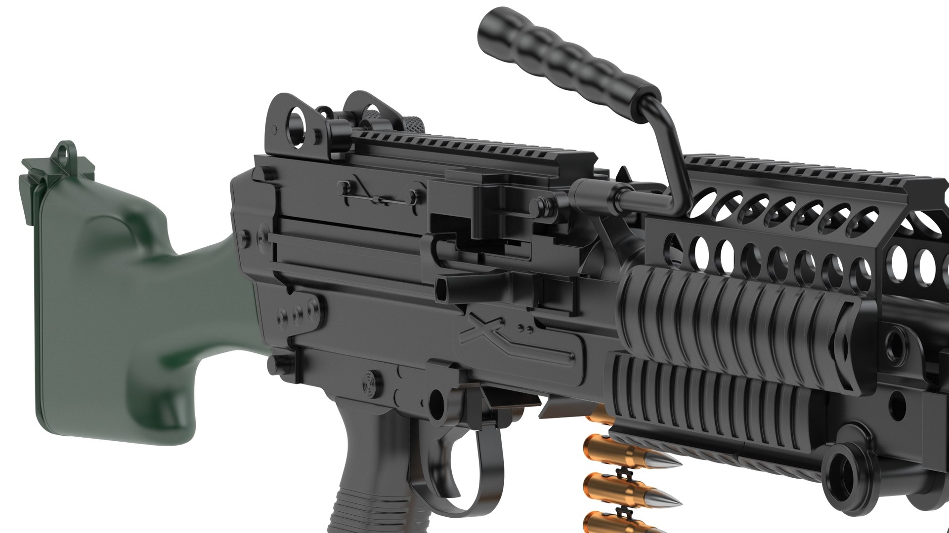 3D Mk 48 Machine Gun Model - TurboSquid 1873688