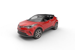3D car: toyota c-hr 2017 model
