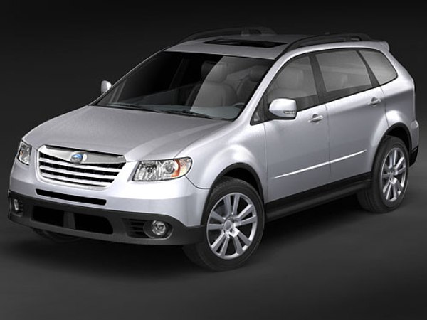 subaru tribeca suv 3d model