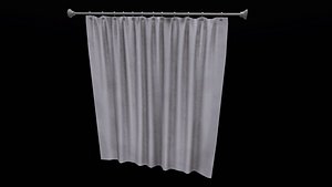 bath curtain 3D