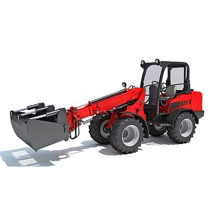 Forklift Bucket Telehandler 3D model