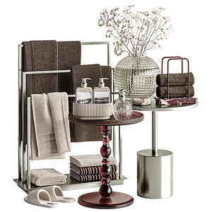 3D Bathroom Accessories 60 model