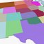 Mapa 3D de USA