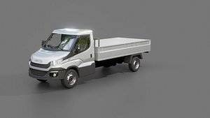 3D Iveco Daily Pickup Truck model
