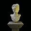 Blindfolded Woman Bust Statue 3D Model 3D model