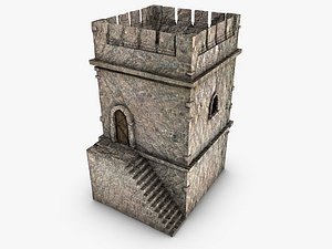 old tower 3d 3ds