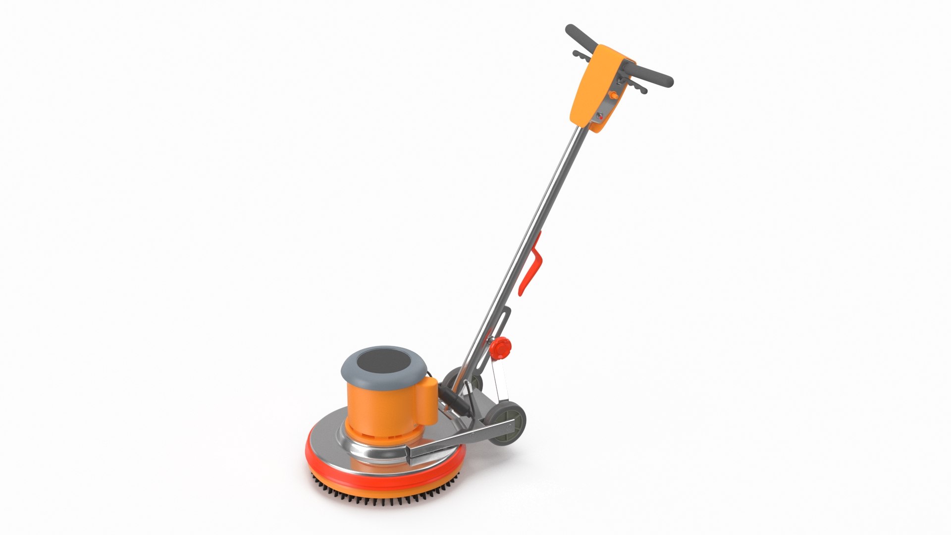 Floor Cleaner Machine 3D model preview