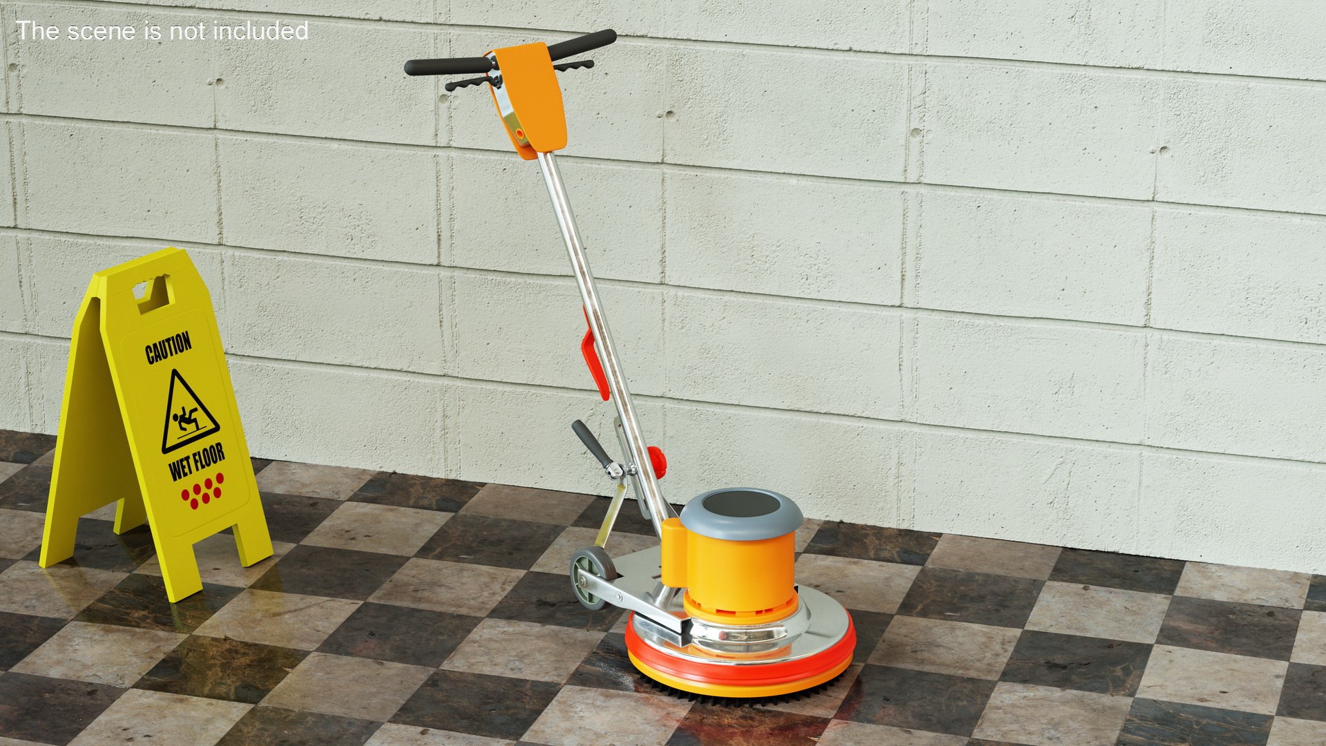 3D Floor Cleaner Machine Generic Model - TurboSquid 2250290