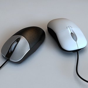 Microsoft + HP computer mice