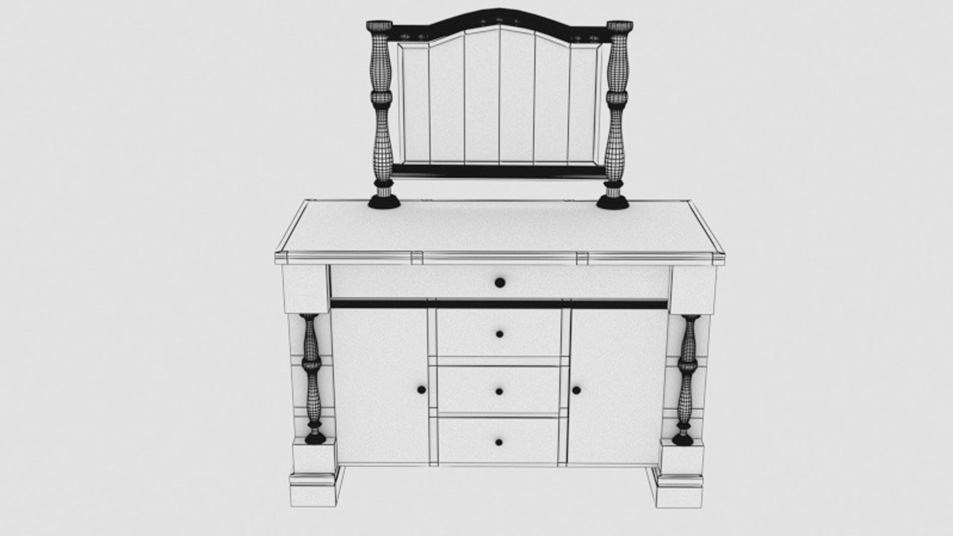 Wooden Drawer 3D - TurboSquid 2084538