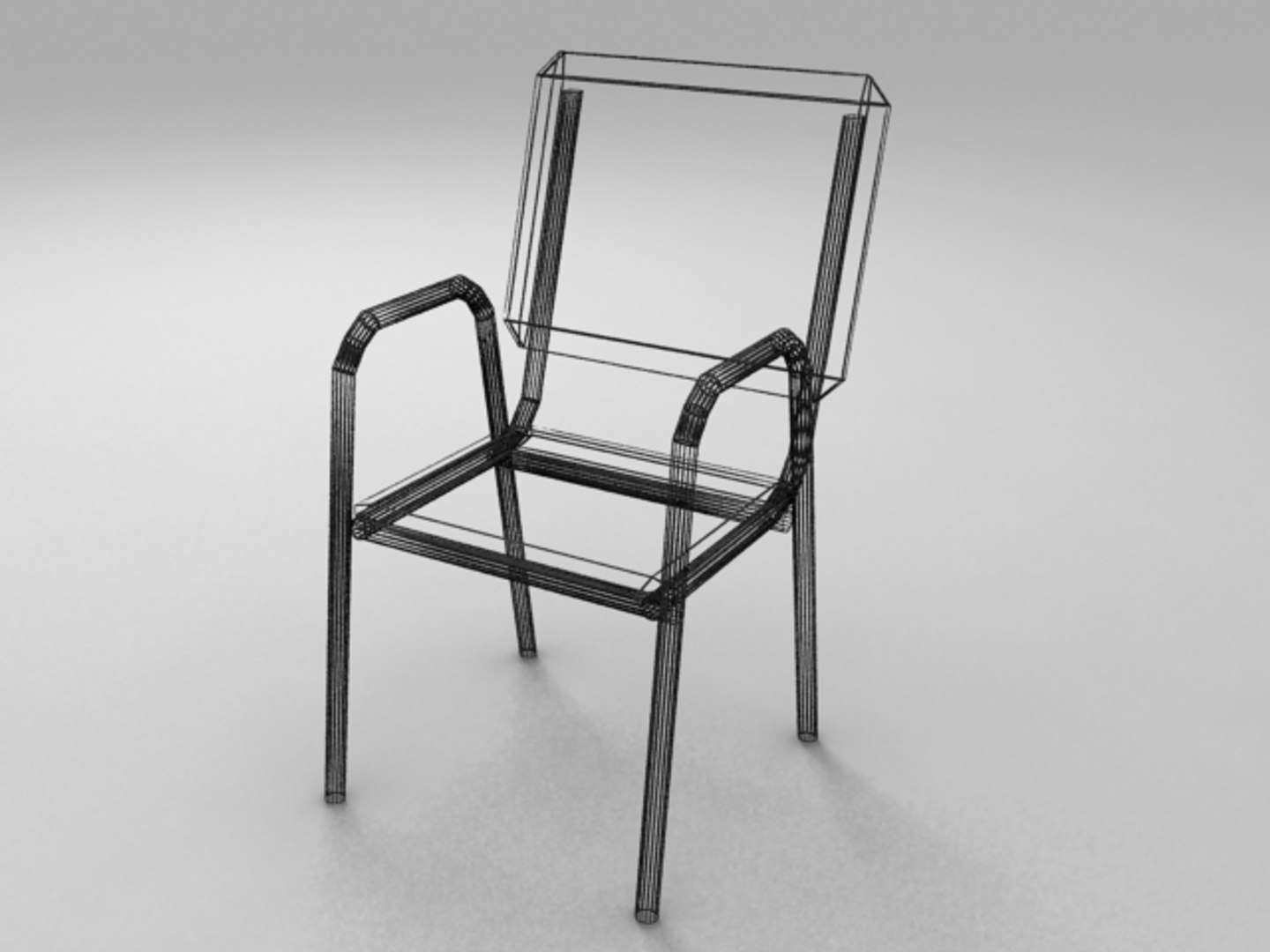 3d Teacher School Chair Polys Model