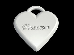 Heart necklace Francesca mod.