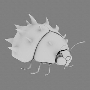 maya stylized ladybug bug