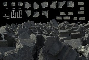 Ruin Debris Set 001