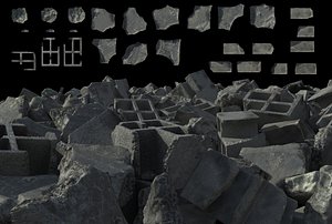 Ruin Debris Set 001