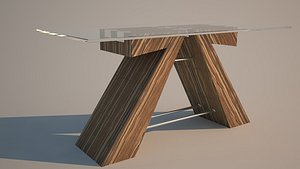 Suriel Contemporary Wood Table