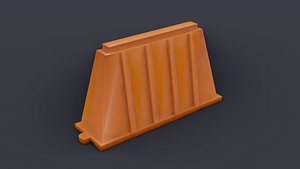 road block 3D model