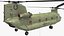3D US Army Transport Helicopter With 20 ft ISO Container Rigged model