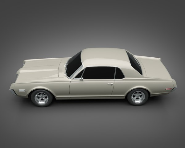 3D 1968 Mercury Cougar - TurboSquid 1743033