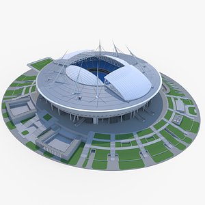 3D stadium zenit arena saint-peterburg