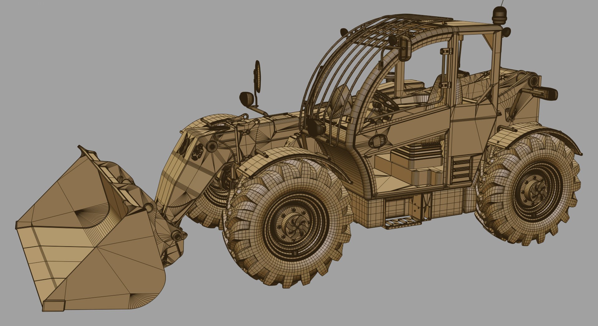 3D Telehandler Generic 2018 - TurboSquid 1312160