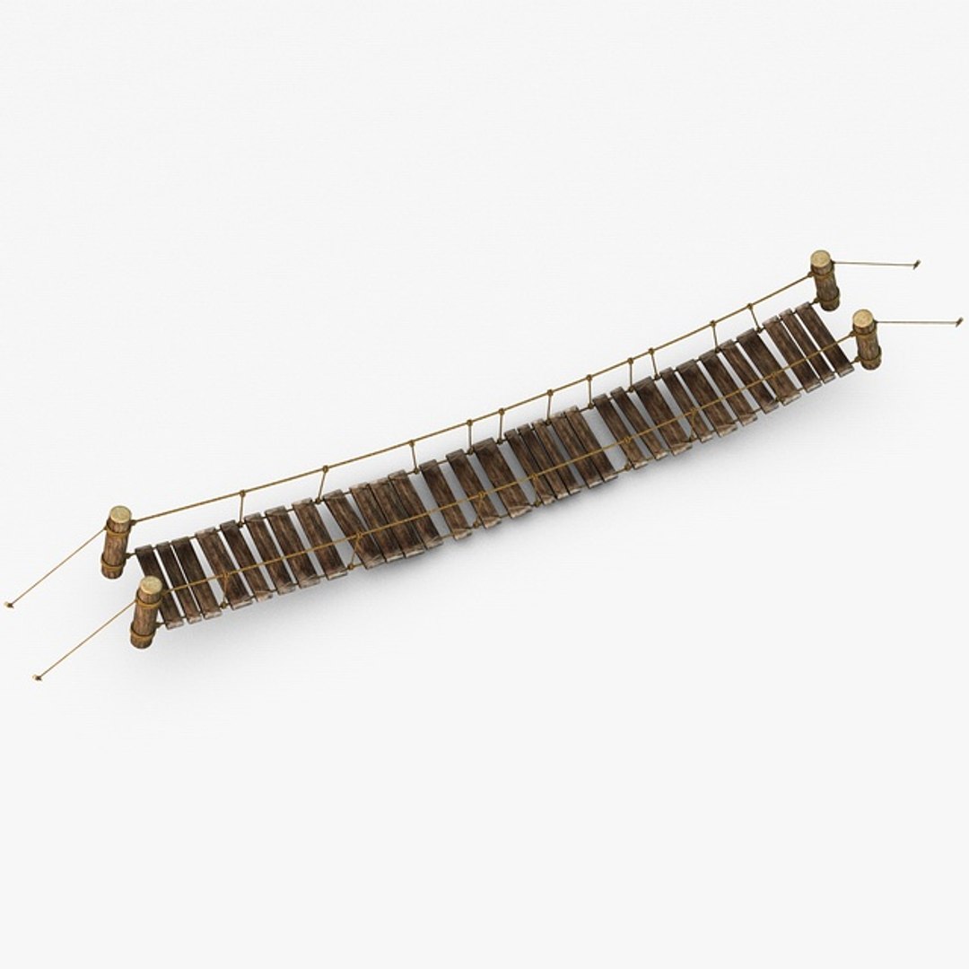 3d Model Rope Bridge