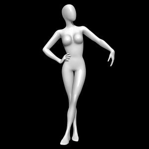 mannequin female 3D model