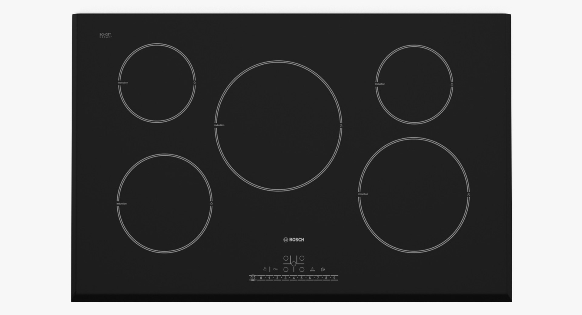 Induction hobs bosch 3D model - TurboSquid 1395216