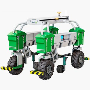 Farming Robot Assistant Oz Naio Ted PBR 3D