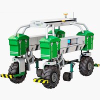 Farming Robot Assistant Oz Naio Ted PBR